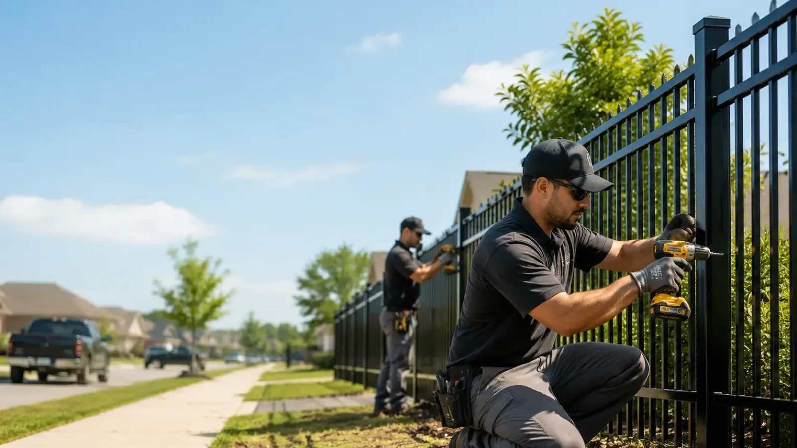 Metal Fence Installation in Easton, CT